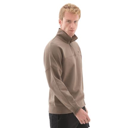 Timberland 1-4 Zip Sweatshirt Erkek Sweatshirt Kahve