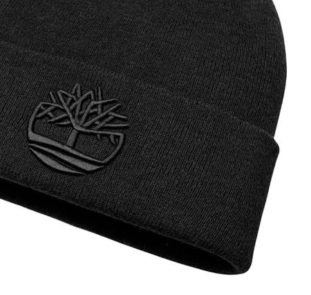 Timberland 3D Embroidery Beanie Erkek Siyah