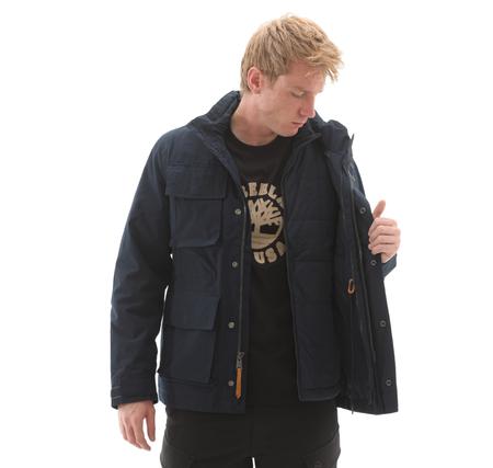 Timberland Abıngton Waterproof 3In1 Jacket Erkek Mont Lacivert