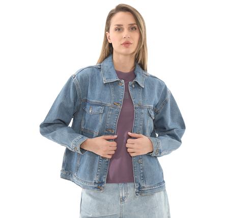 Timberland Archive Denim Jacket Kadın Ceket Lacivert