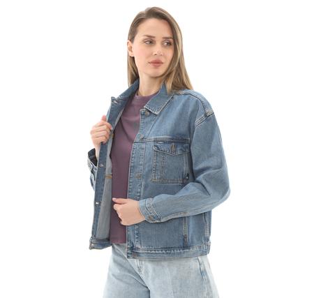 Timberland Archive Denim Jacket Kadın Ceket Lacivert