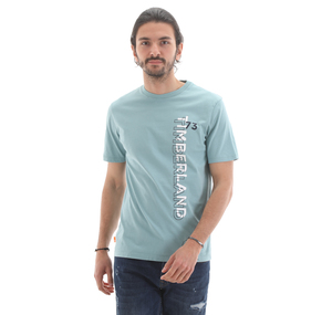 Timberland Branded Tee Erkek T-Shirt Açık Mavi