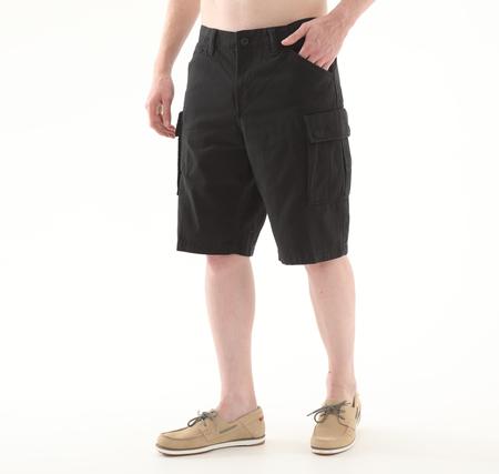 Timberland Brooklıne Twill Cargo Short Erkek Şort Ve Kapri Siyah