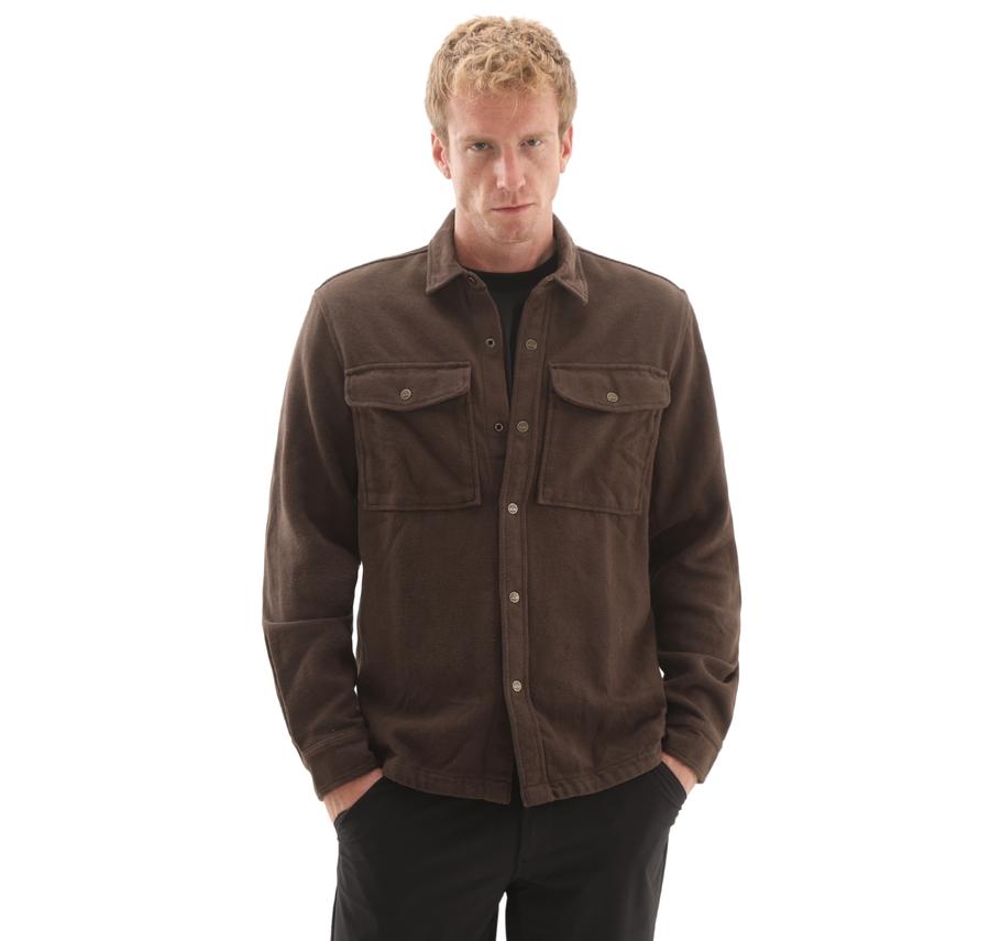 Timberland Corduroy Collar Utility Overshirt Erkek Ceket Kahve Timberland Corduroy Collar Utility Overshirt Erkek Ceket Kahve