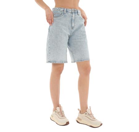 Timberland Denim Shorts Kadın Şort Ve Kapri Mavi