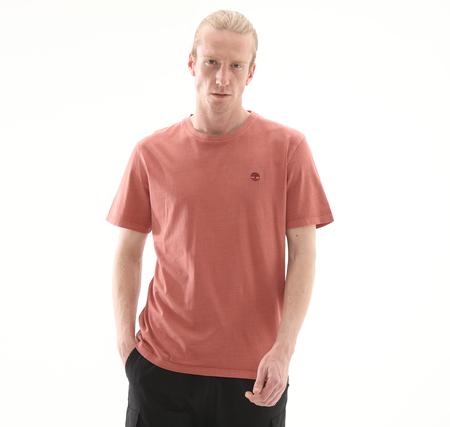 Timberland Dunstan Rıver Garment Dye Short Sleeve T Erkek T-Shirt Turuncu
