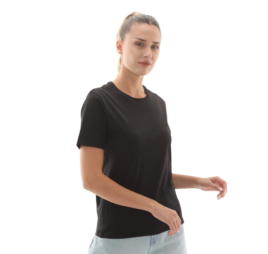 Timberland Dunstan Short-Sleeve Tee Kadın T-Shirt Siyah Timberland Dunstan Short-Sleeve Tee Kadın T-Shirt Siyah