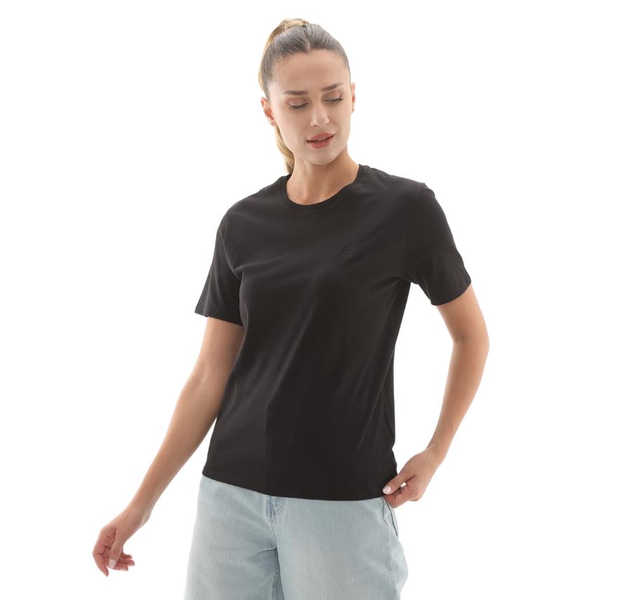 Timberland Dunstan Short-Sleeve Tee Kadın T-Shirt Siyah Timberland Dunstan Short-Sleeve Tee Kadın T-Shirt Siyah