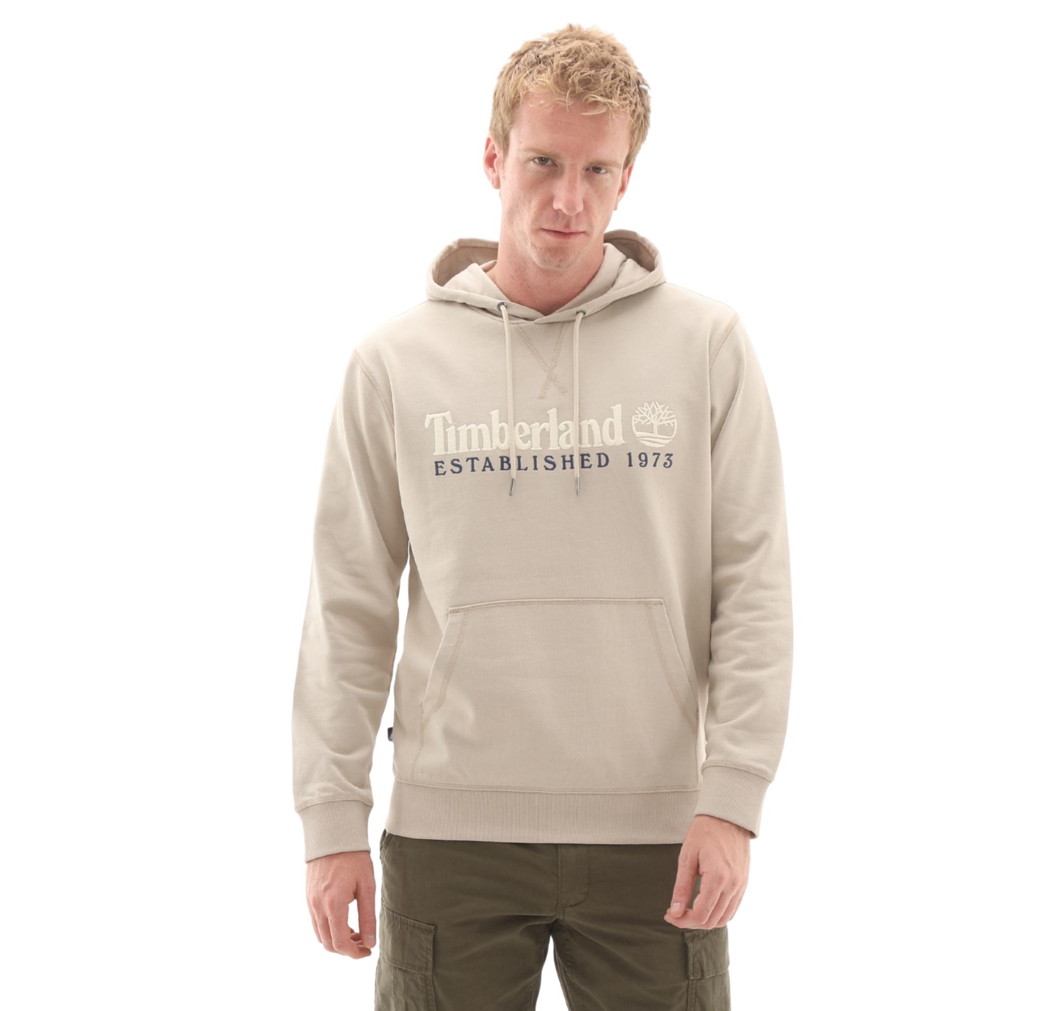 Мужской свитшот Timberland Established 1973 Embroidered Logo Loopba Krem