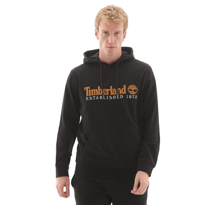 Timberland Establıshed 1973 Embroidered Logo Loopba Erkek Sweatshirt Siyah Timberland Establıshed 1973 Embroidered Logo Loopba Erkek Sweatshirt Siyah