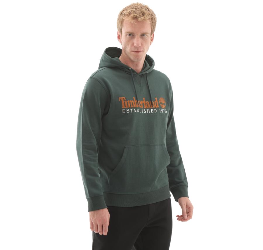 Timberland Establıshed 1973 Embroidered Logo Loopba Erkek Sweatshirt Yeşil Timberland Establıshed 1973 Embroidered Logo Loopba Erkek Sweatshirt Yeşil