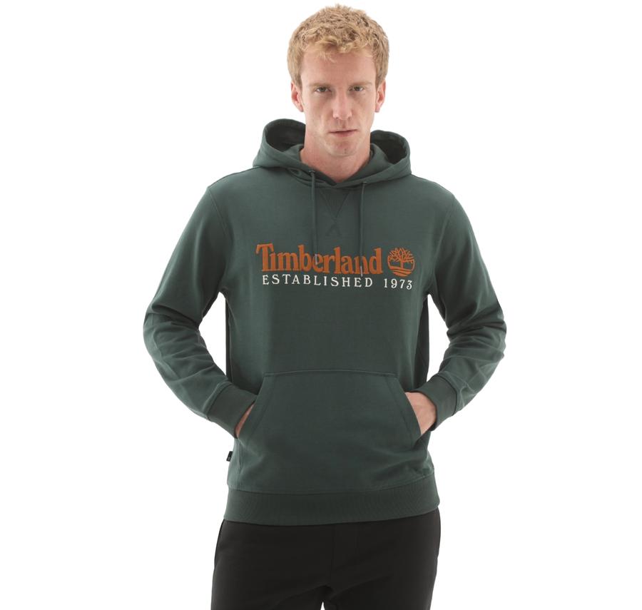 Timberland Establıshed 1973 Embroidered Logo Loopba Erkek Sweatshirt Yeşil Timberland Establıshed 1973 Embroidered Logo Loopba Erkek Sweatshirt Yeşil