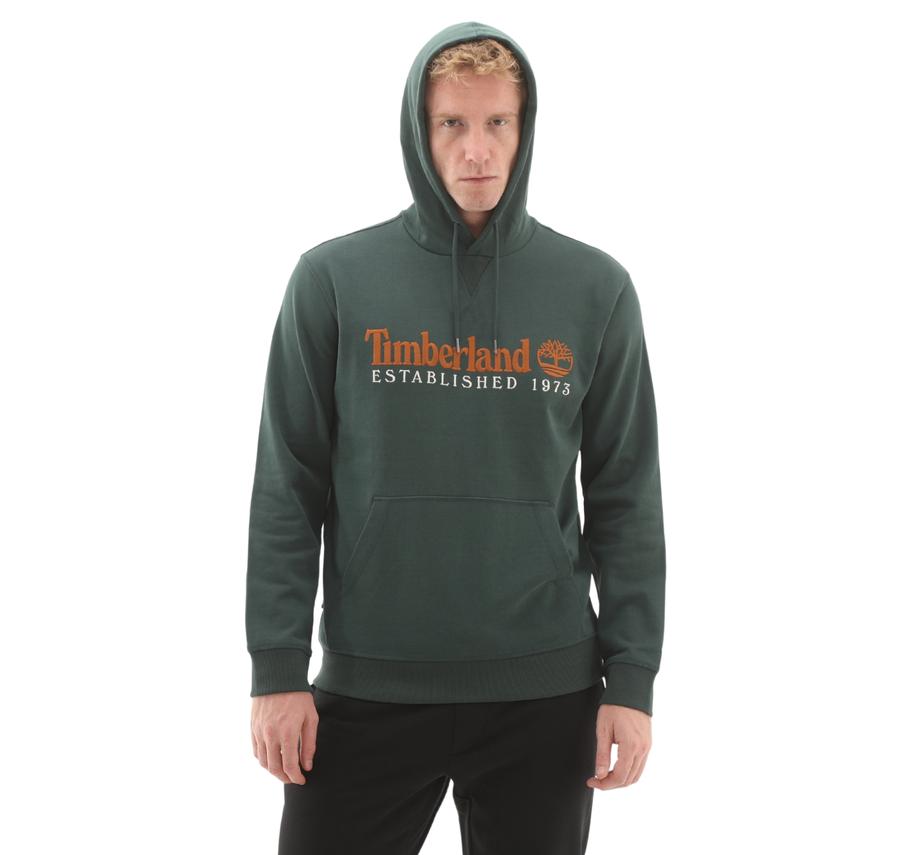 Timberland Establıshed 1973 Embroidered Logo Loopba Erkek Sweatshirt Yeşil Timberland Establıshed 1973 Embroidered Logo Loopba Erkek Sweatshirt Yeşil