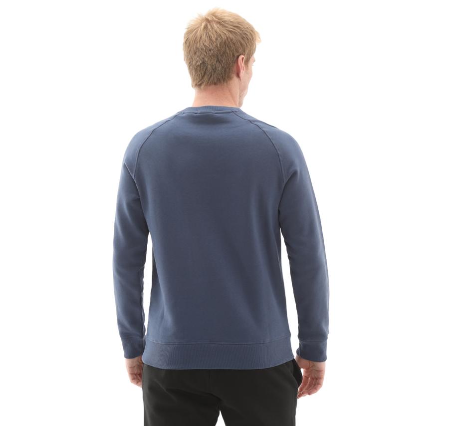 Timberland Exeter Rıver Brushed Back Crew Sweatshir Erkek Sweatshirt Mavi Timberland Exeter Rıver Brushed Back Crew Sweatshir Erkek Sweatshirt Mavi