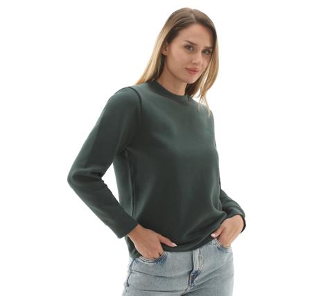 Timberland Exeter Rıver Brushed Back Crew Sweatshır Kadın Sweatshirt Yeşil