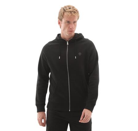 Timberland Exeter Rıver Brushed Back Full Zip Hoodi Erkek Ceket Siyah Timberland Exeter Rıver Brushed Back Full Zip Hoodi Erkek Ceket Siyah