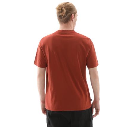 Timberland Front Boot Graphic Tee Erkek T-Shirt Kahve
