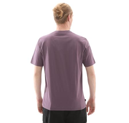 Timberland Front Boot Graphic Tee Erkek T-Shirt Mor