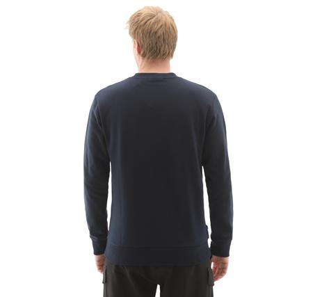 Timberland Front Seasonal Tree Logo Graphic Crewnec Erkek Sweatshirt Lacivert