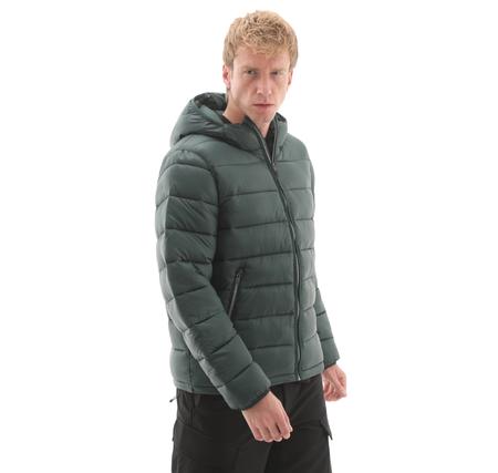 Timberland Garfıeld Durable Water Repellent Puffer Erkek Mont Yeşil