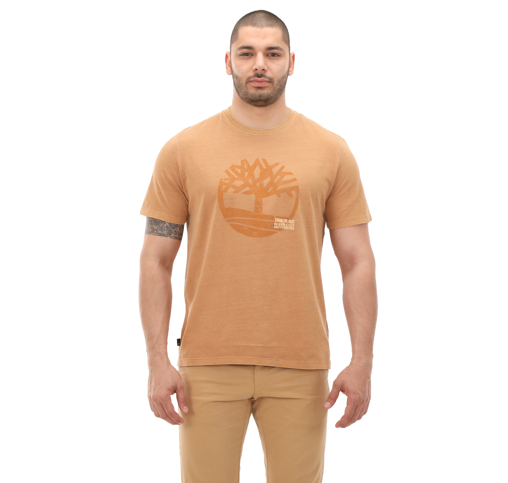 Мужская футболка Timberland Garment Dye Logo Graphic Tee