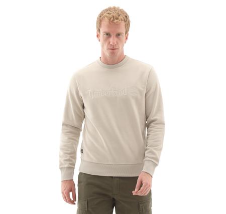 Timberland Hampthon Crew Neck Erkek Sweatshirt Bej