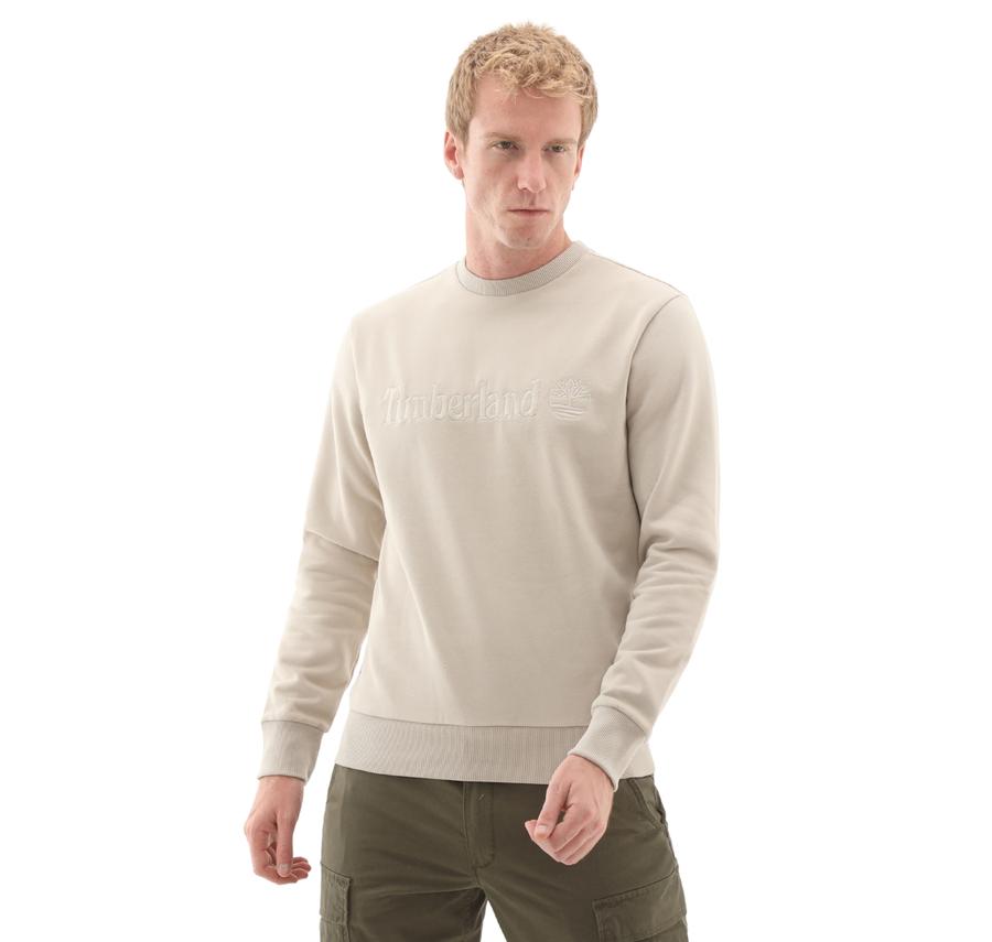 Timberland Hampthon Crew Neck Erkek Sweatshirt Bej Timberland Hampthon Crew Neck Erkek Sweatshirt Bej