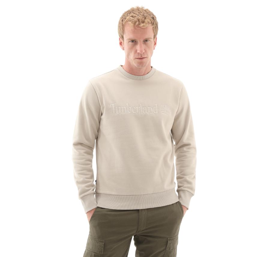 Timberland Hampthon Crew Neck Erkek Sweatshirt Bej Timberland Hampthon Crew Neck Erkek Sweatshirt Bej