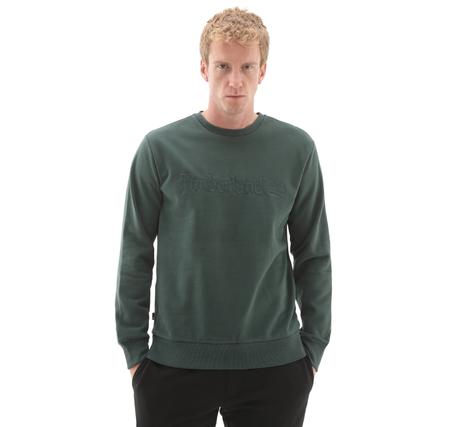 Timberland Hampthon Crew Neck Erkek Sweatshirt Yeşil