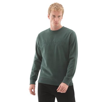 Timberland Hampthon Crew Neck Erkek Sweatshirt Yeşil
