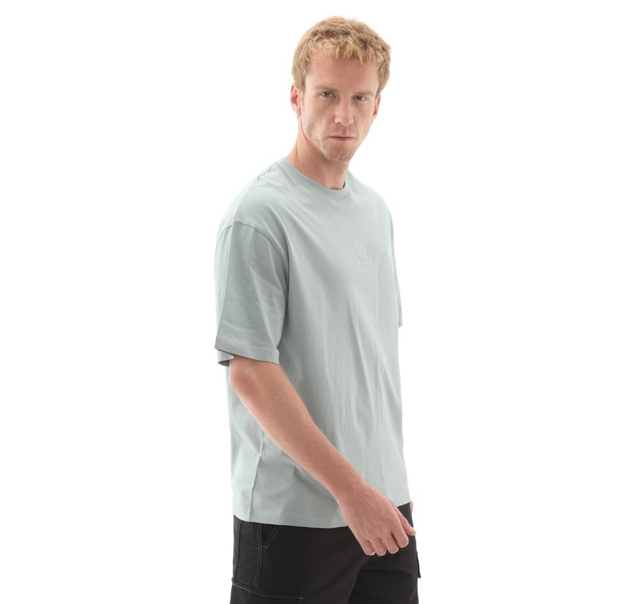 Timberland Hampthon Tonal Stack Logo Tee Erkek T-Shirt Açık Mavi Timberland Hampthon Tonal Stack Logo Tee Erkek T-Shirt Açık Mavi