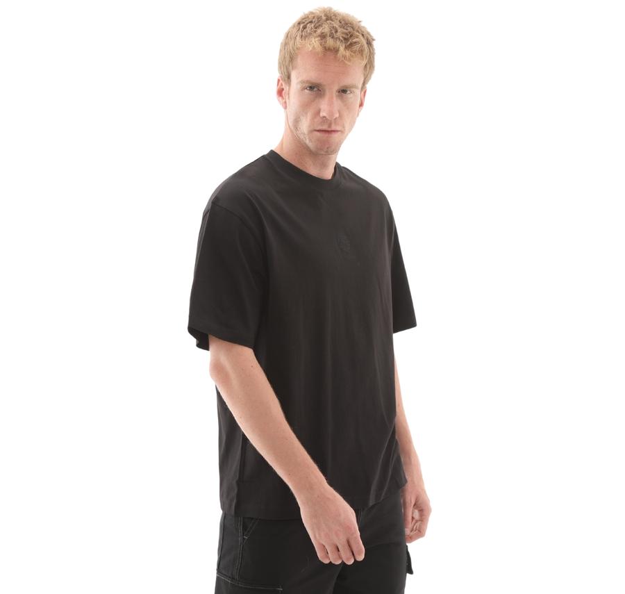 Timberland Hampthon Tonal Stack Logo Tee Erkek T-Shirt Siyah Timberland Hampthon Tonal Stack Logo Tee Erkek T-Shirt Siyah