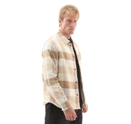 Timberland High Pile Lined Overshirt Erkek Krem Timberland High Pile Lined Overshirt Erkek Krem