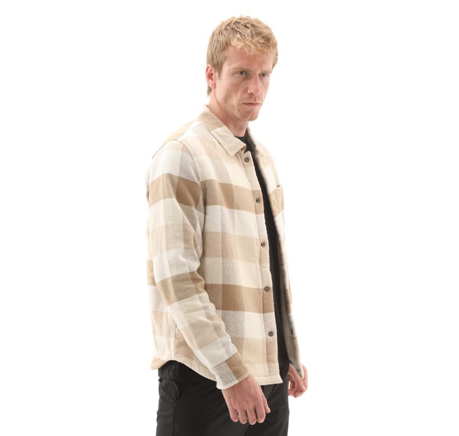 Timberland High Pile Lined Overshirt Erkek Krem Timberland High Pile Lined Overshirt Erkek Krem