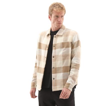 Timberland High Pile Lined Overshirt Erkek Ceket Krem