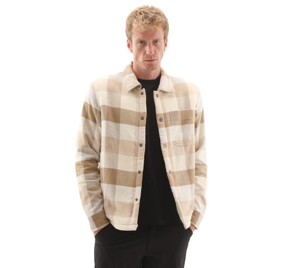 Timberland High Pile Lined Overshirt Erkek Ceket Krem Timberland High Pile Lined Overshirt Erkek Ceket Krem