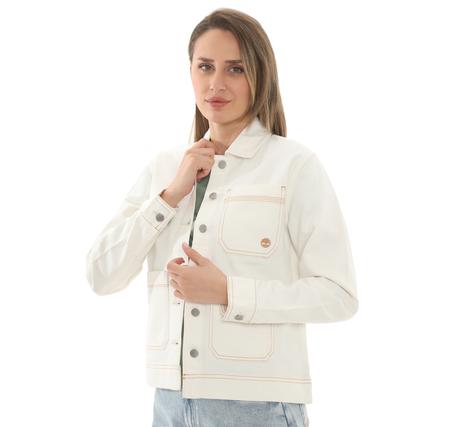 Timberland Kempshıre Chore Jacket Kadın Ceket Beyaz