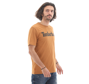 Timberland Kennebec Linear Tee Erkek T-Shirt Turuncu