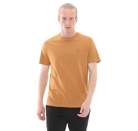 Timberland Kennebec Rıver Back Camo Tree Logo Short Erkek T-Shirt Turuncu