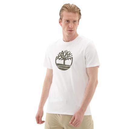Timberland Kennebec Rıver Camo Tree Logo Short Slee Erkek