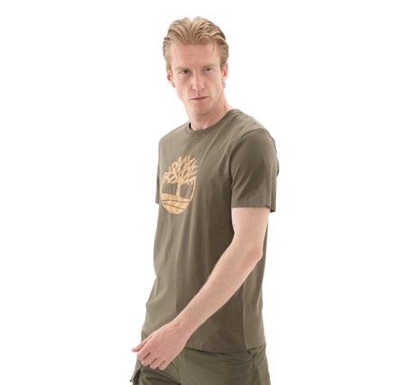 Timberland Kennebec Rıver Camo Tree Logo Short Slee Erkek