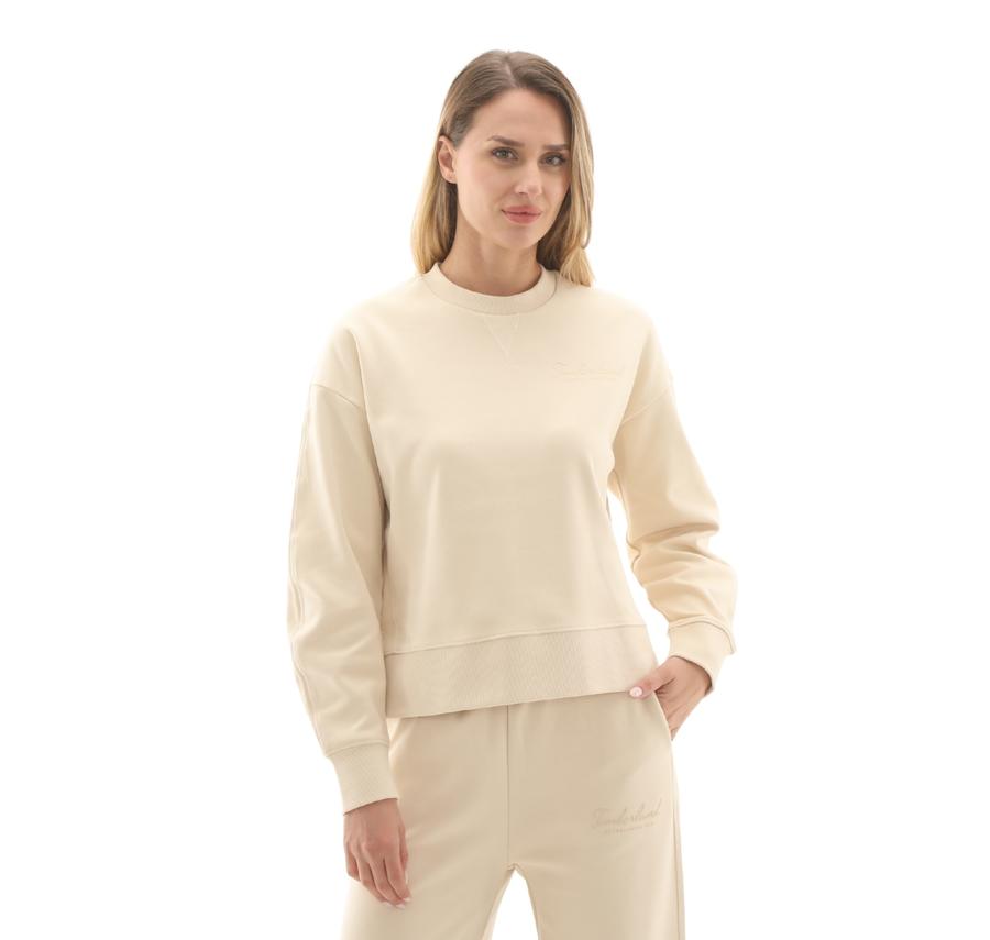 Timberland Lush Comfort Crew Sweatshirt Kadın Sweatshirt Krem Timberland Lush Comfort Crew Sweatshirt Kadın Sweatshirt Krem