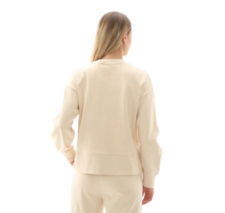 Timberland Lush Comfort Crew Sweatshirt Kadın Sweatshirt Krem