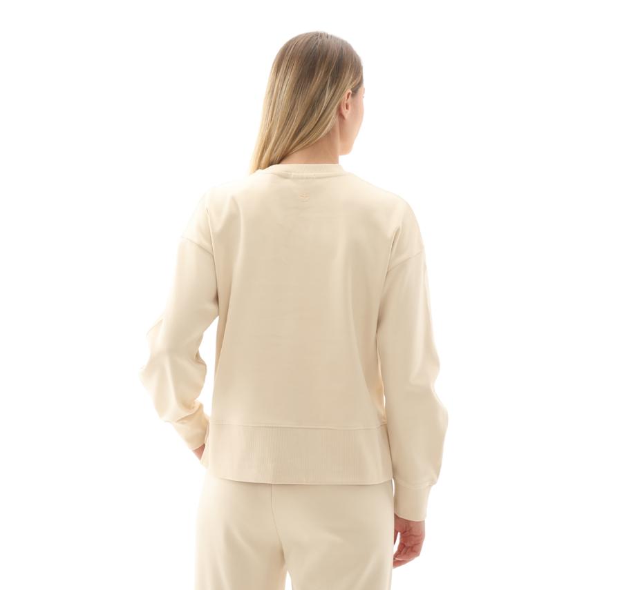 Timberland Lush Comfort Crew Sweatshirt Kadın Sweatshirt Krem Timberland Lush Comfort Crew Sweatshirt Kadın Sweatshirt Krem