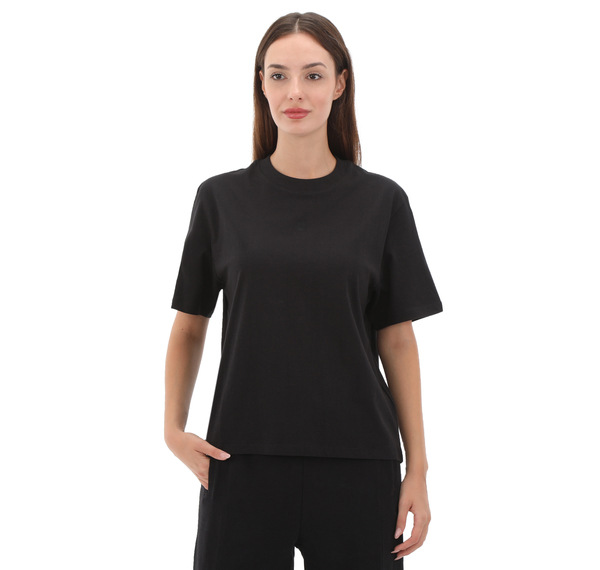 Timberland Lush Short-Sleeve Tee Kadın T-Shirt Siyah Timberland Lush Short-Sleeve Tee Kadın T-Shirt Siyah