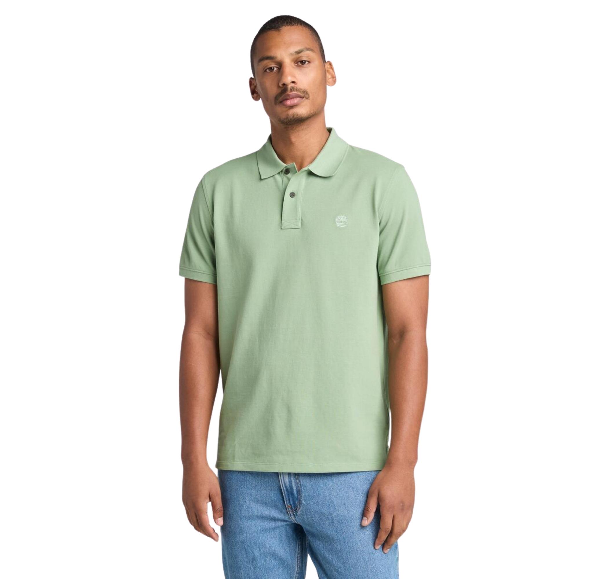 Мужская футболка Timberland Millers River Pique Short Sleeve Polo