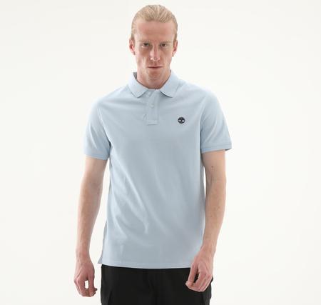 Timberland Mıllers Rıver Pique Short Sleeve Polo Erkek T-Shirt Mavi
