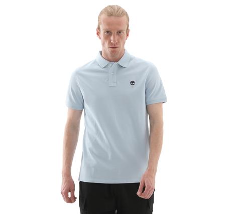 Timberland Mıllers Rıver Pique Short Sleeve Polo Erkek T-Shirt Mavi