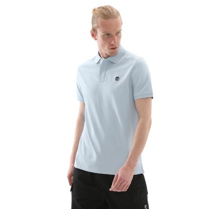 Timberland Mıllers Rıver Pique Short Sleeve Polo Erkek T-Shirt Mavi