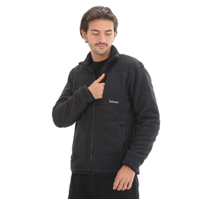 Timberland Mix Media Sherpa Fleece Jacket Erkek Mont Siyah